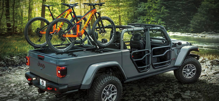 Jeep Bike Carrier Best Mopar camping accessories