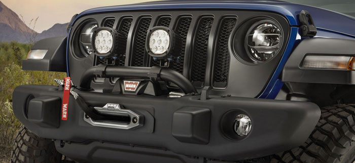 Jeep Winch Mopar accessory for camping