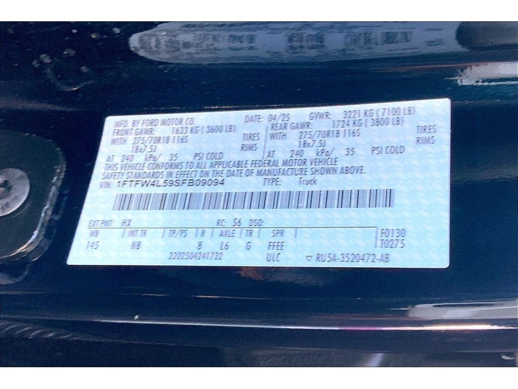 2025 Ford F-150 Tremor