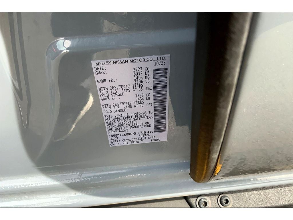 2024 Nissan Frontier PRO-4X