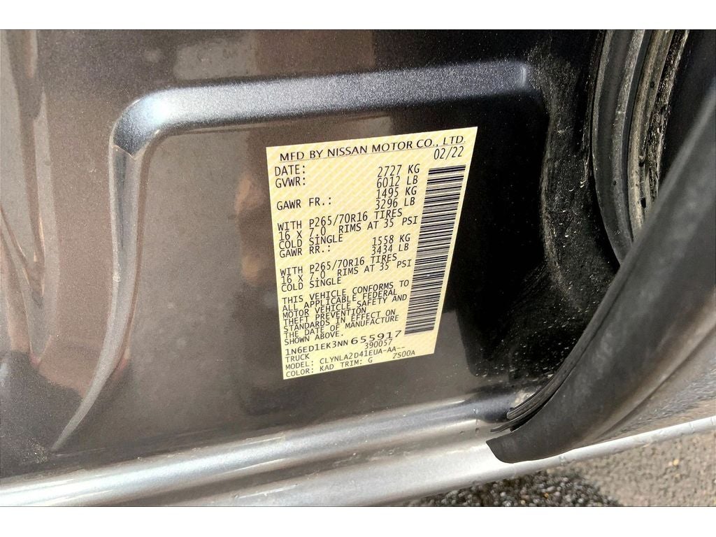 2022 Nissan Frontier S