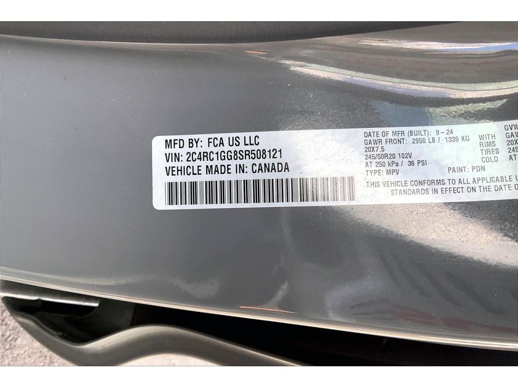 2025 Chrysler Pacifica Limited