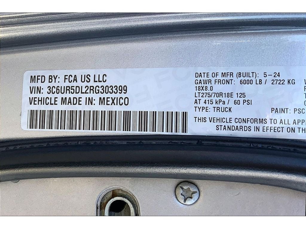 2024 RAM 2500 Big Horn