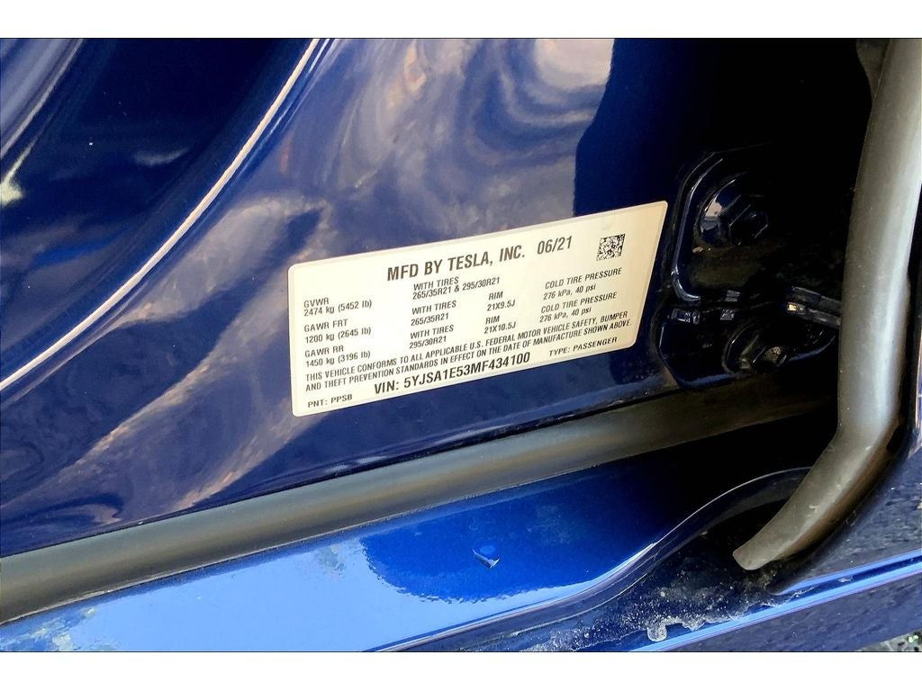 2021 Tesla Model S Long Range