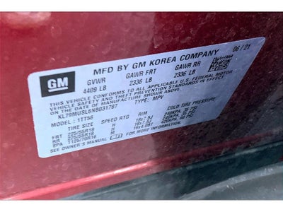 2022 Chevrolet TrailBlazer RS