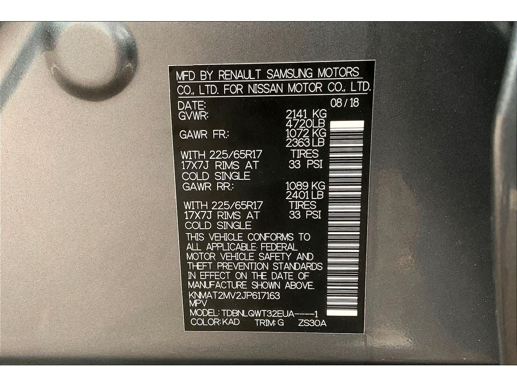 2018 Nissan Rogue SV