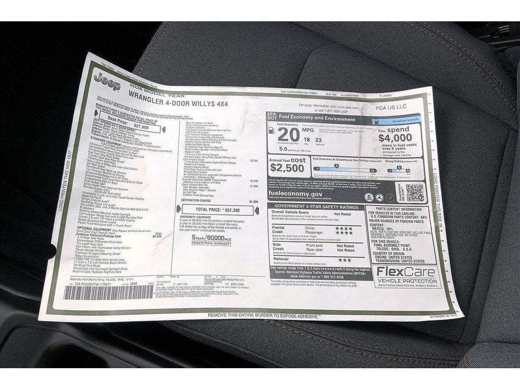 2026 Jeep Wrangler Willys