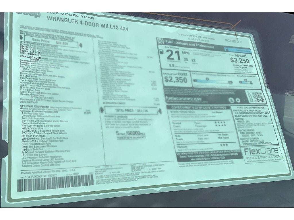 2026 Jeep Wrangler Willys