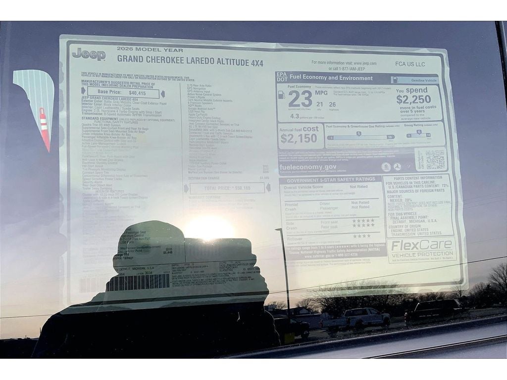 2026 Jeep Grand Cherokee Laredo Altitude