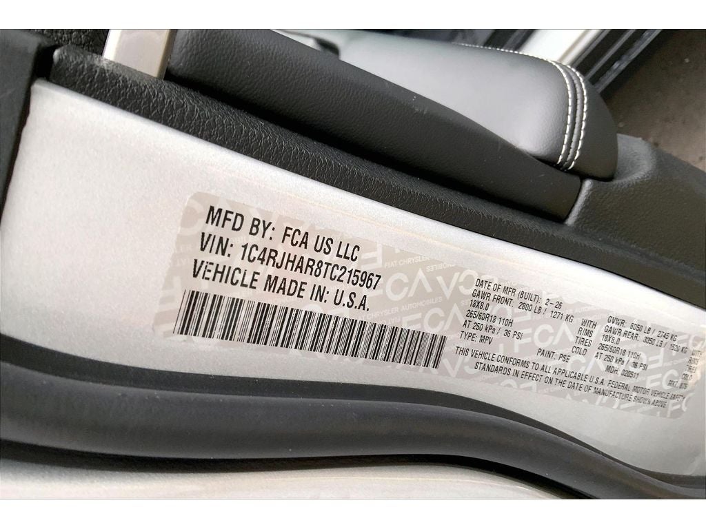 2026 Jeep Grand Cherokee Laredo Altitude