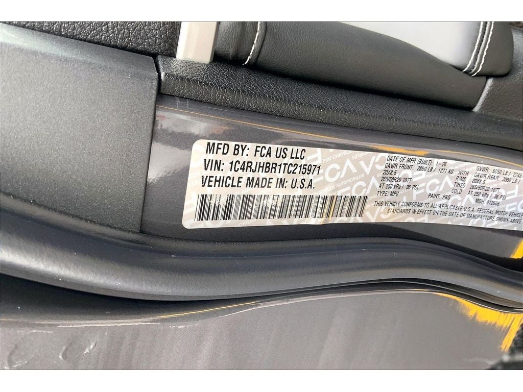 2026 Jeep Grand Cherokee Limited Reserve