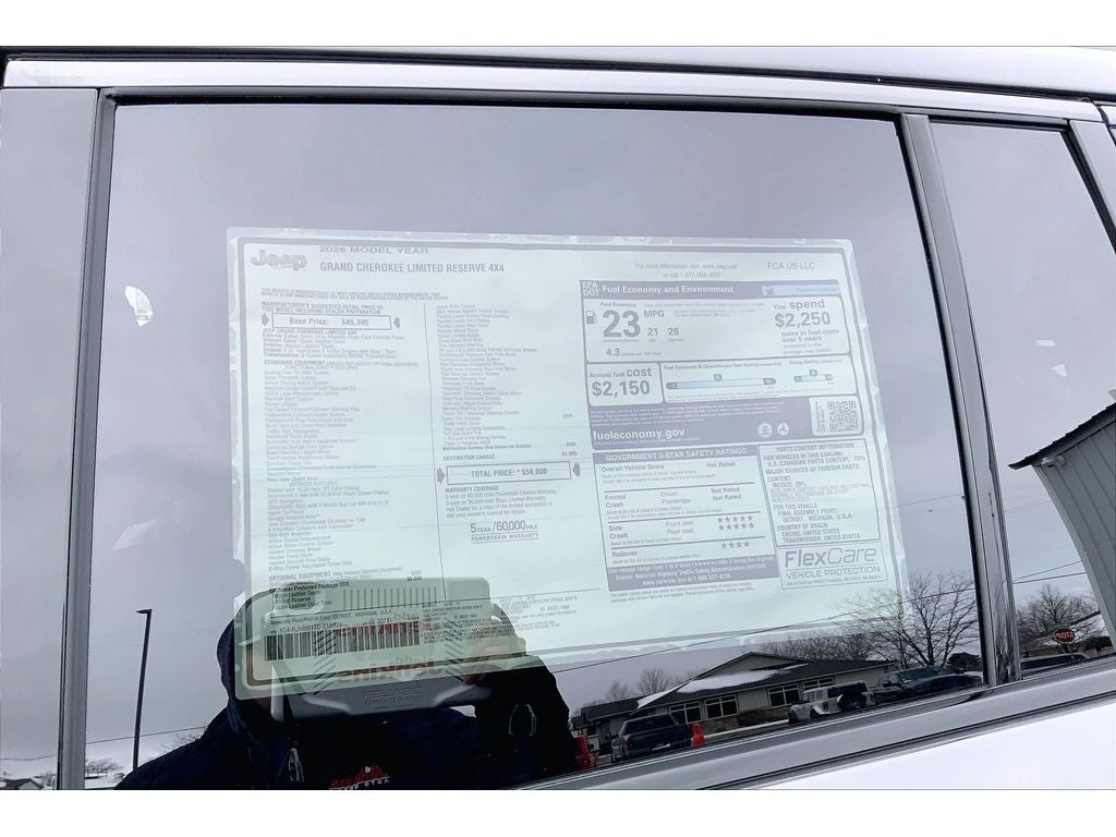 2026 Jeep Grand Cherokee Limited Reserve