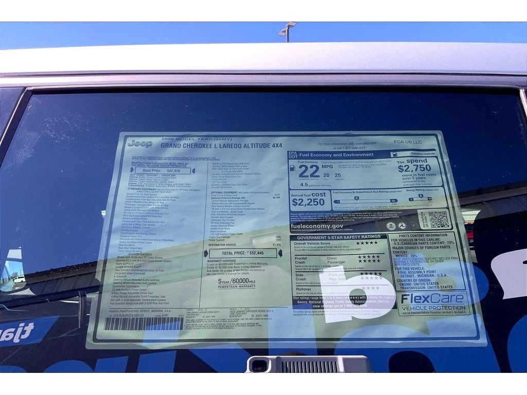 2026 Jeep Grand Cherokee L Laredo Altitude