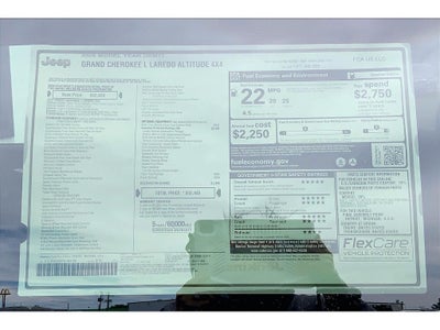 2026 Jeep Grand Cherokee L Laredo Altitude