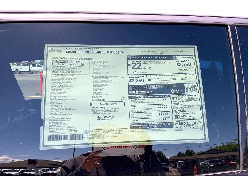 2026 Jeep Grand Cherokee L Laredo Altitude