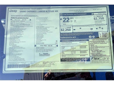 2026 Jeep Grand Cherokee L Laredo Altitude