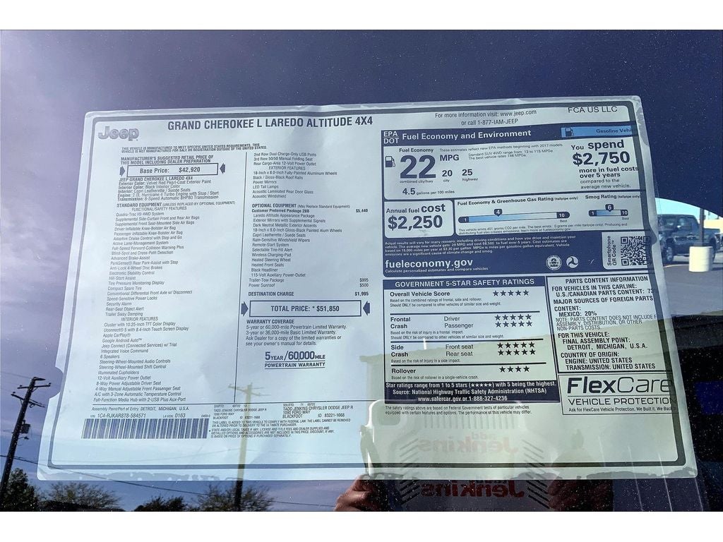 2026 Jeep Grand Cherokee L Laredo Altitude