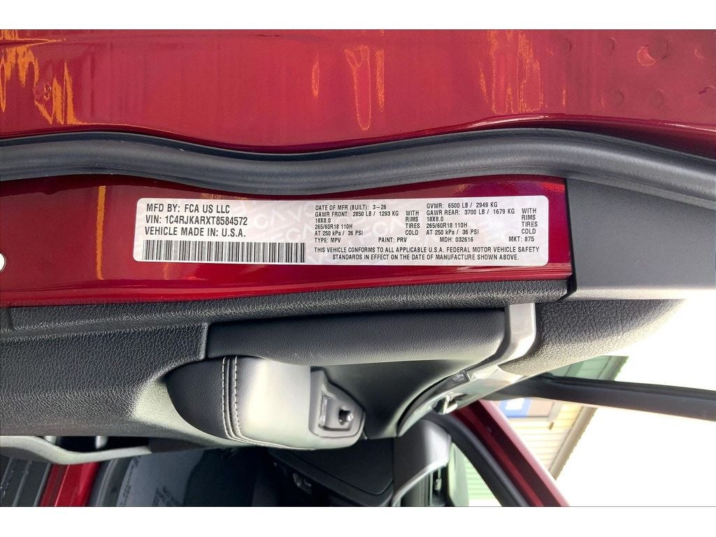 2026 Jeep Grand Cherokee L Laredo Altitude