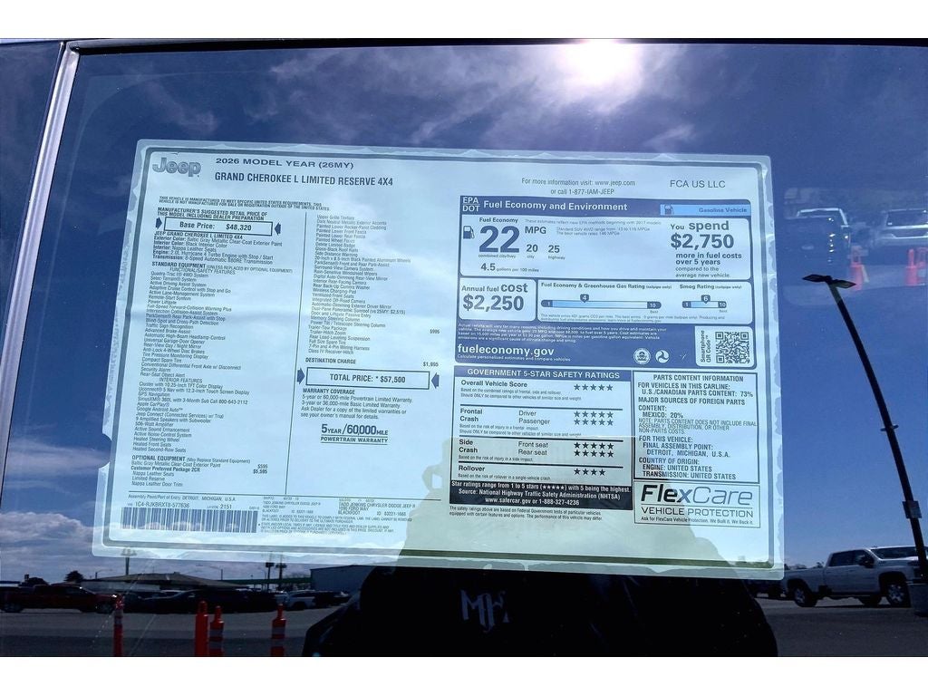 2026 Jeep Grand Cherokee L Limited Reserve