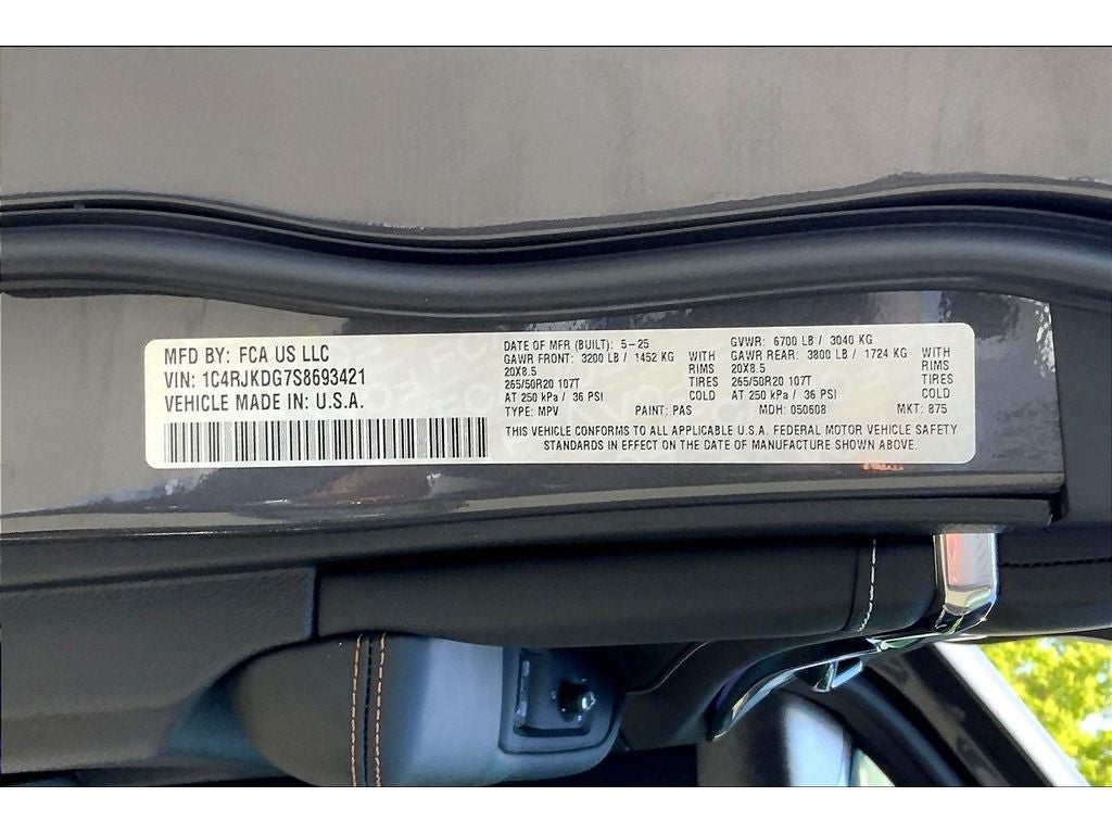 2025 Jeep Grand Cherokee L Overland