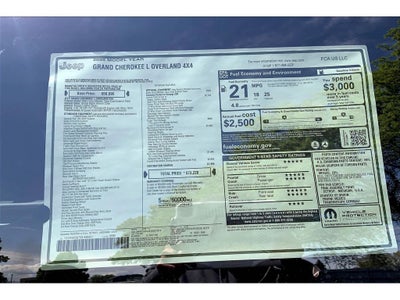 2025 Jeep Grand Cherokee L Overland