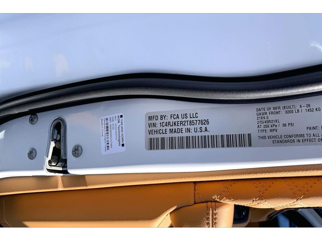 2026 Jeep Grand Cherokee L Summit