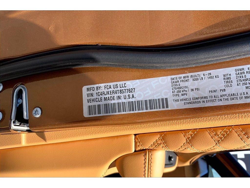 2026 Jeep Grand Cherokee L Summit