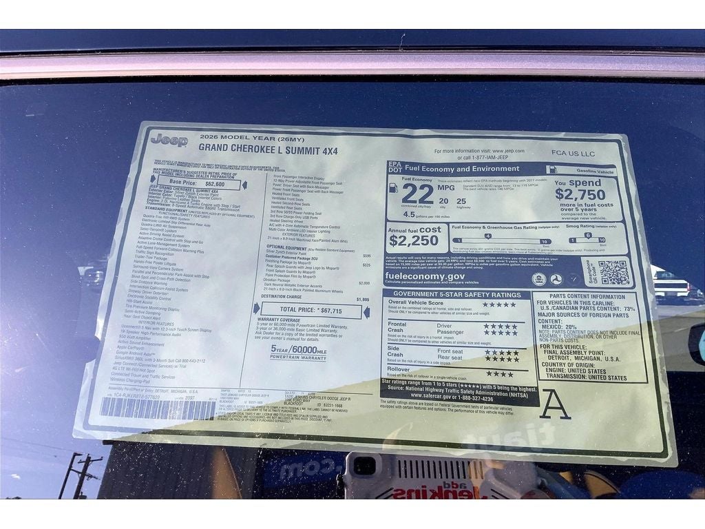 2026 Jeep Grand Cherokee L Summit