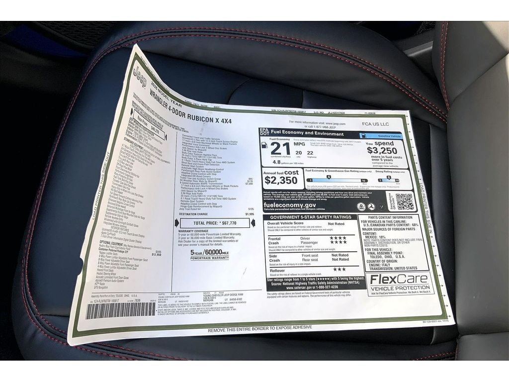 2026 Jeep Wrangler Rubicon X