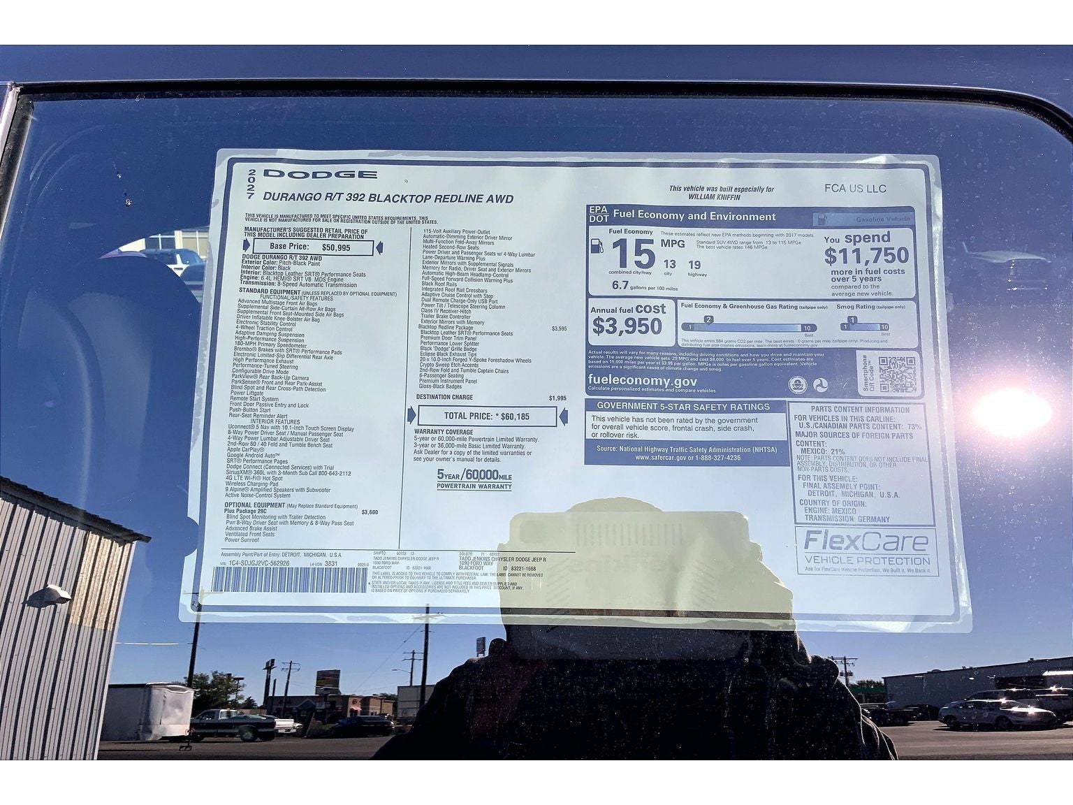 2027 Dodge Durango R/T 392 Plus