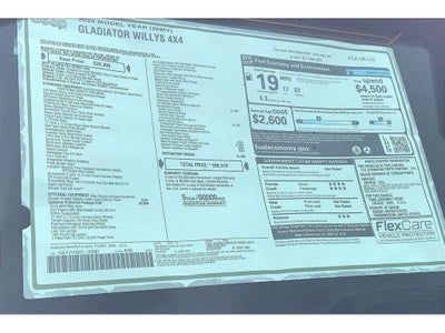 2026 Jeep Gladiator Willys