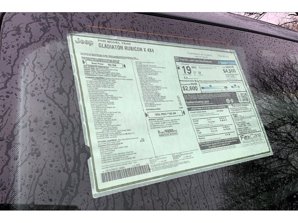 2026 Jeep Gladiator Rubicon X