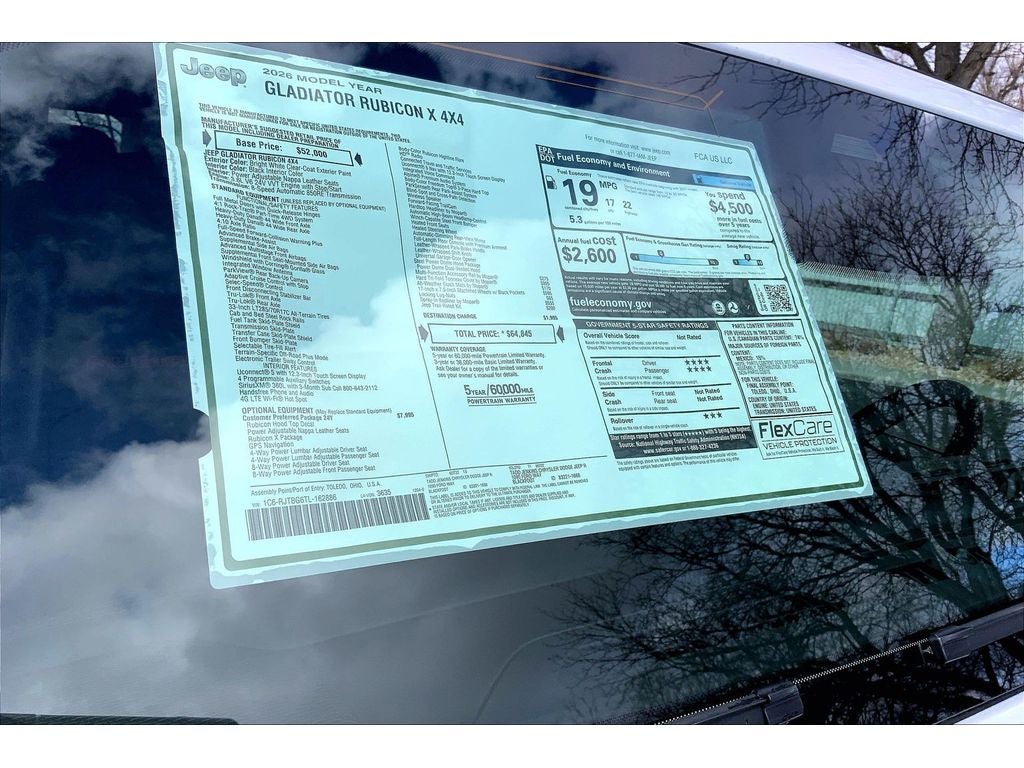 2026 Jeep Gladiator Rubicon X