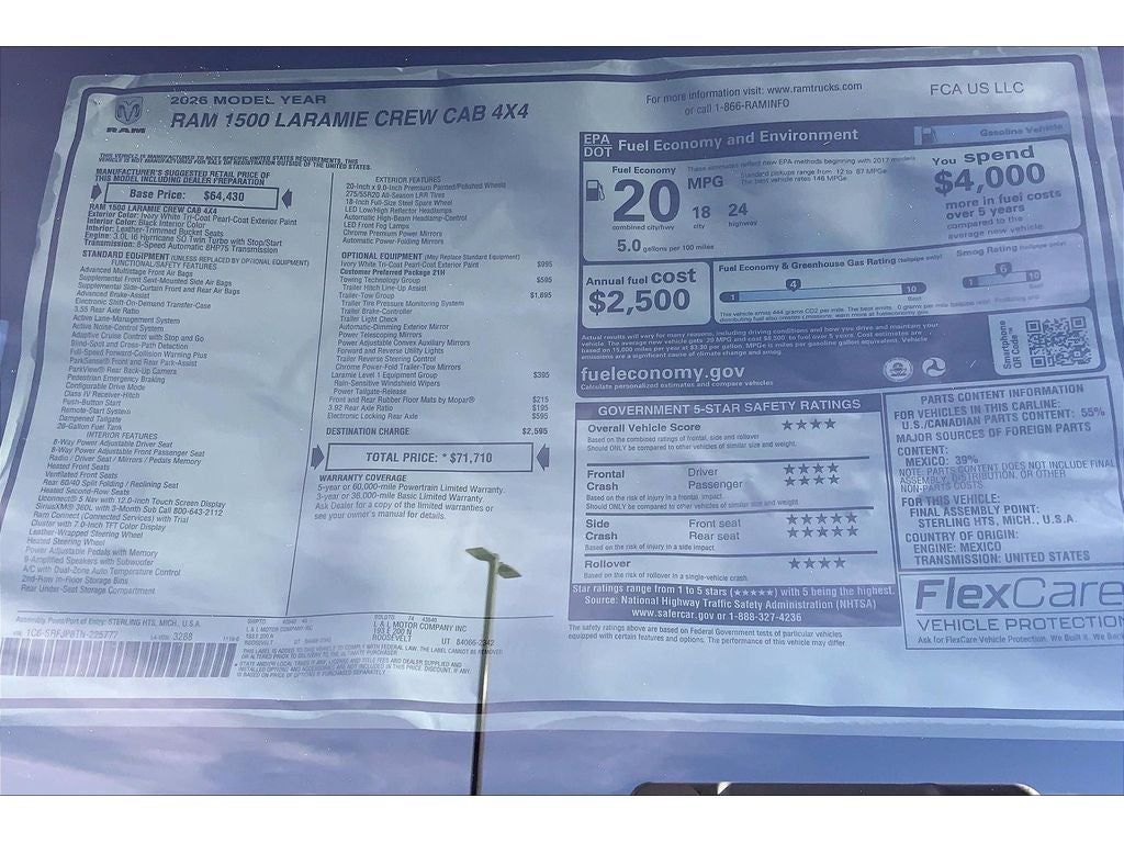 2026 RAM 1500 Laramie