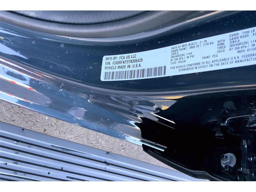 2026 RAM 1500 Tungsten