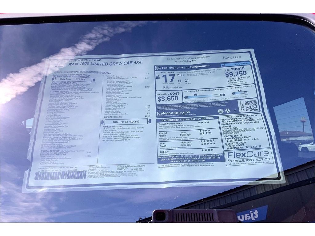 2026 RAM 1500 Limited