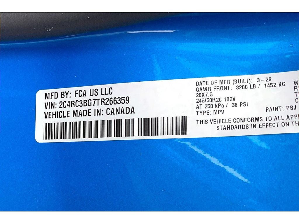 2026 Chrysler Pacifica Select