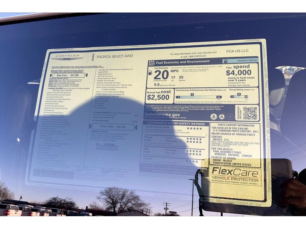 2026 Chrysler Pacifica Select