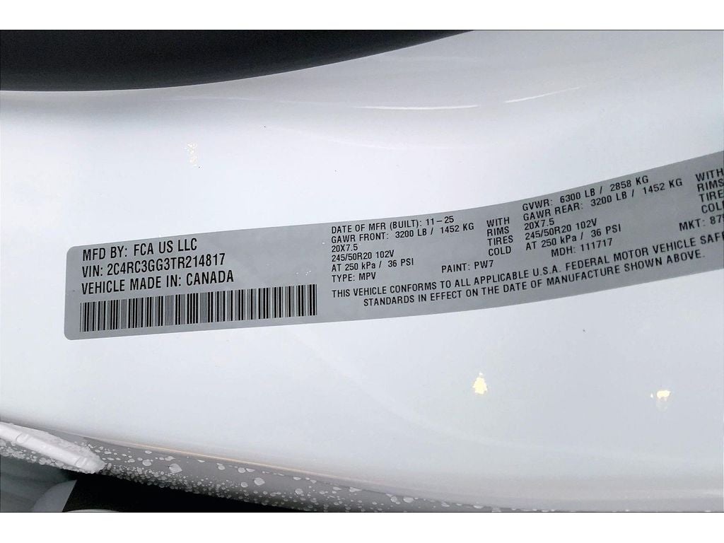 2026 Chrysler Pacifica Limited