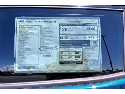 2026 Jeep Compass Latitude Altitude