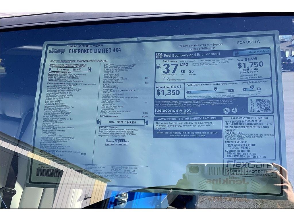 2026 Jeep Cherokee Limited