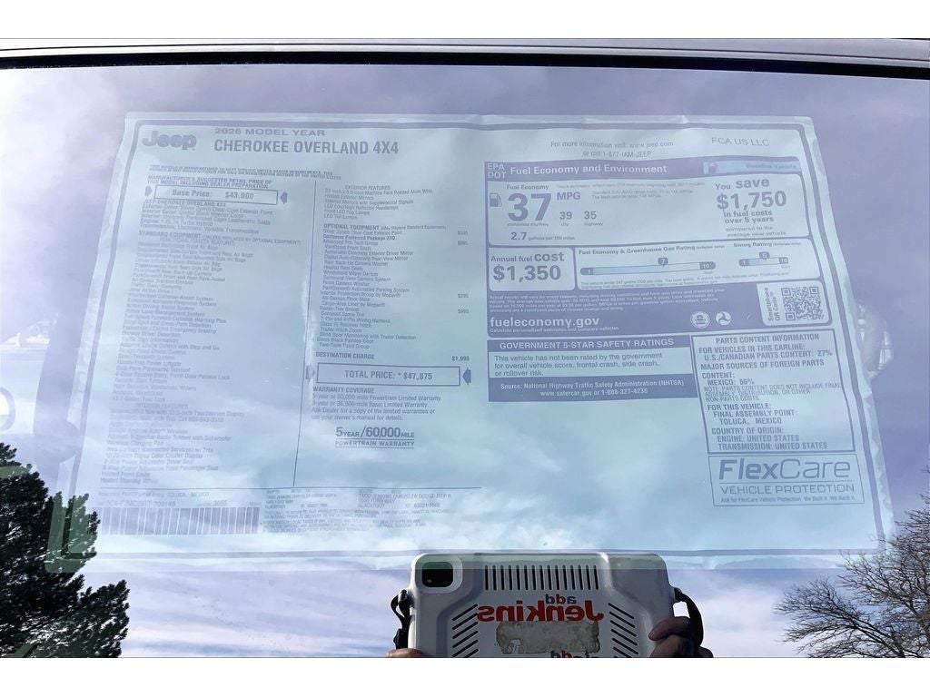 2026 Jeep Cherokee Overland