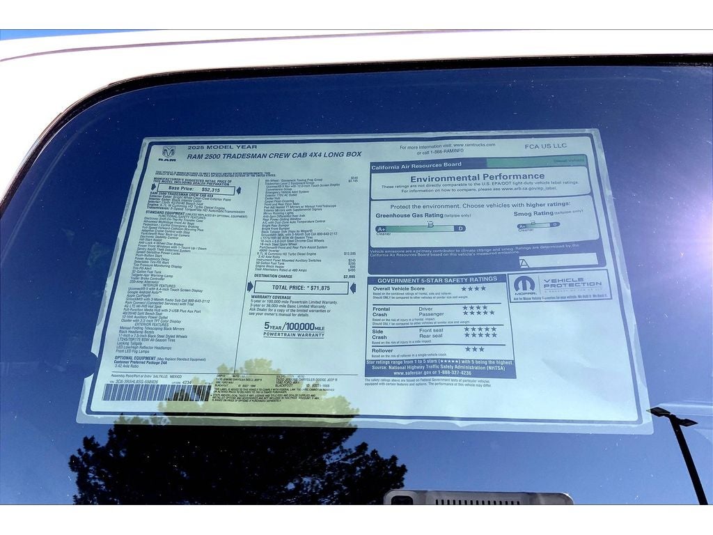 2025 RAM 2500 Tradesman