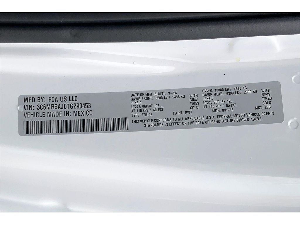 2026 RAM 2500 Tradesman