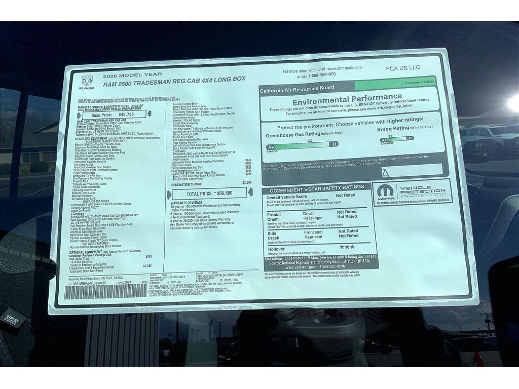 2026 RAM 2500 Tradesman