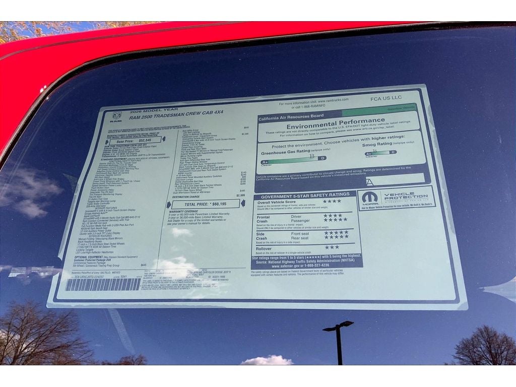 2026 RAM 2500 Tradesman