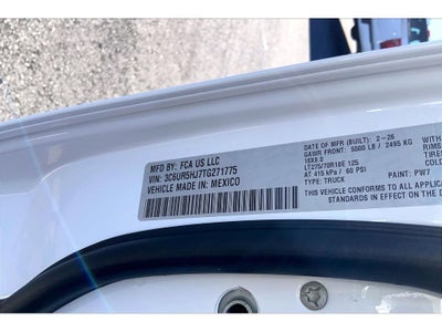 2026 RAM 2500 Tradesman