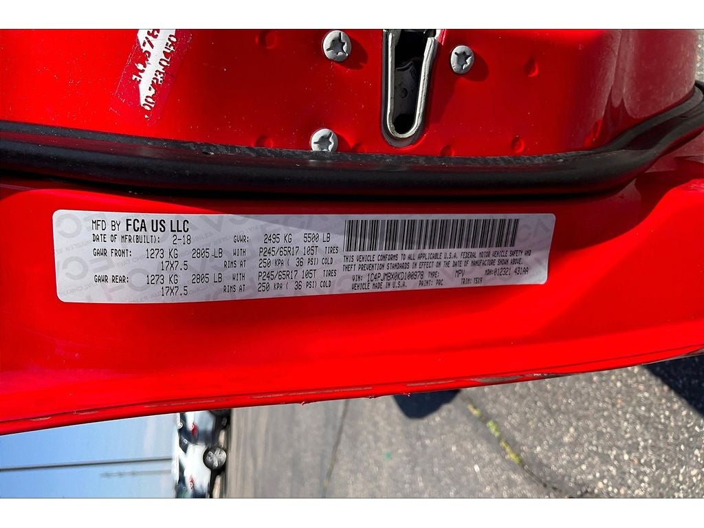 2019 Jeep Cherokee Trailhawk