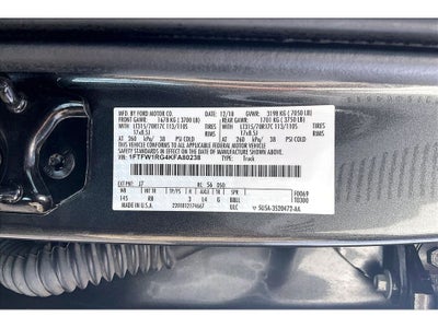 2019 Ford F-150 Raptor