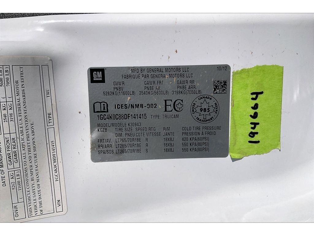 2013 Chevrolet Silverado 3500 HD LT